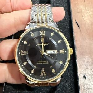 New In Box Two Tone Watch for Men